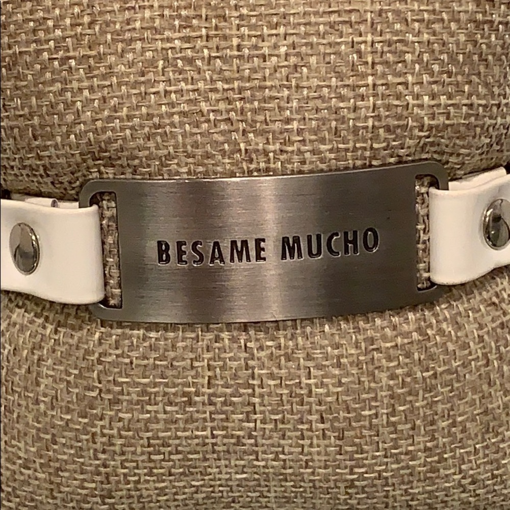 Leather Message Bracelet